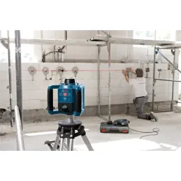 Nivel Laser Giratorio Bosch GRL 300 HV PROF, 5/8" 300m con receptor, líneas precisas y nítidas con Accesorios Bosch-Nivel Laser 