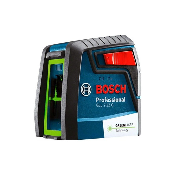 Nivel Laser de Lineas Bosch GLL 2-12G Verde Sencillo y compacto para un entorno luminoso