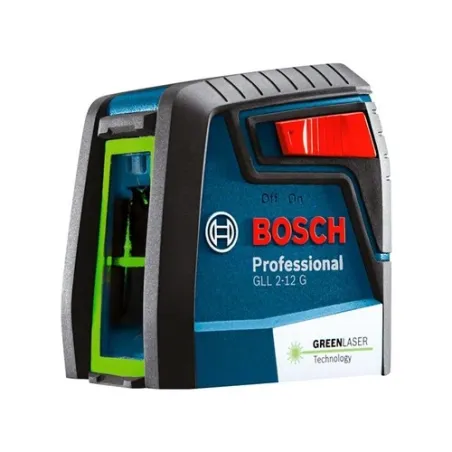 Nivel Laser de Lineas Bosch GLL 2-12G Verde Sencillo y compacto para un entorno luminoso