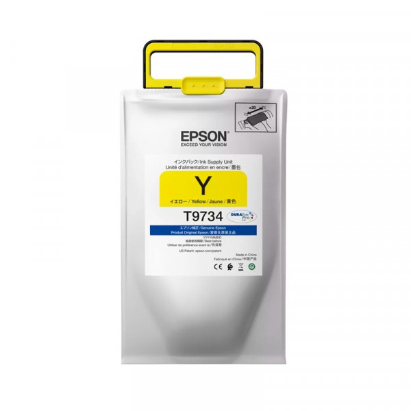 Bolsa de tinta EPSON DURABrite Pro T973420 Yellow para WorkForce Pro WF-C869R