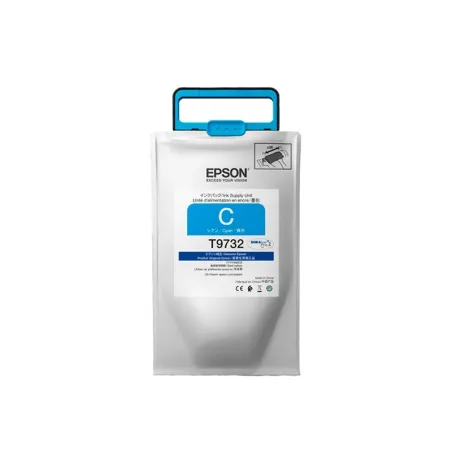  Bolsa de tinta Epson DuraBrite T973220 Cyan para WorkForce Pro WF-C869R 497.457627 Bolsa de tinta EPSON DURABrite Pro T973220 C