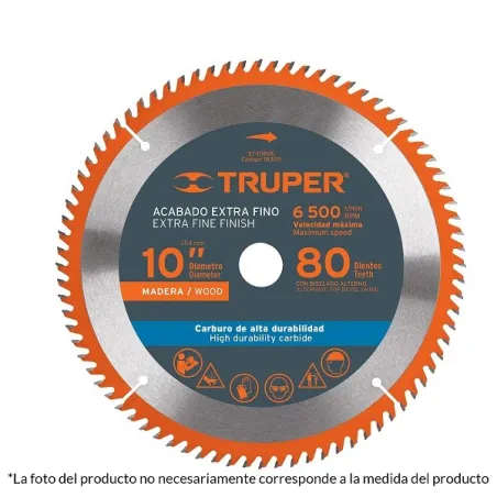  Discos Sierra para Aluminio 10" Centro 5/8", 100 Dientes de carburo de tungsteno, ST-10100A 18313 Truper 55.084746 Sierra Circu