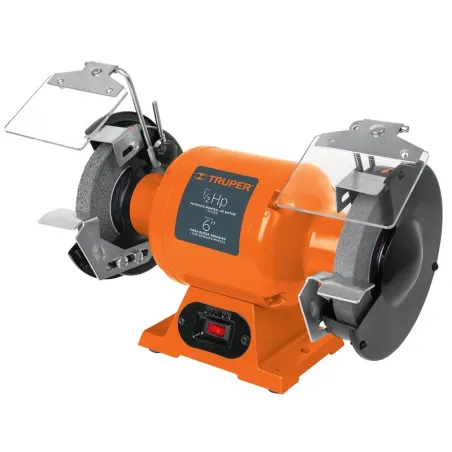 Amoladora Esmeriladora de Banco 6" 370W 1/2HP 3500RPM, Incluye 2 Piedras, EBA-650-260 16142 Truper 235.59322 Amoladora Esmerila