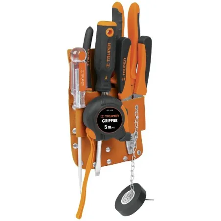  Portaherramientas 7 Compartimientos Cuero 1.9mm, Truper 11515 13.983051 Portaherramientas 7 Compartimientos de cuero 1.9mm, POR