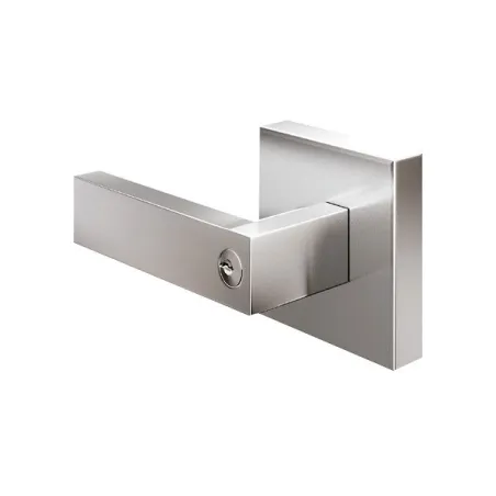  Cerradura Manija Cuadrada Forte Acero Inox para Dormitorios o Afines 76.271186 Cerradura Manija Cuadrada Forte Acero Inox para 