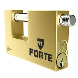  Candados Forte Premium J100 100mm Dorado Tipo8 3Llaves 7Pines 88.983051 Candado Forte Premium J100 100mm Dorado Tipo8 3Llaves 7
