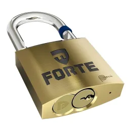  Candados Forte Premium F70 70mm Dorado Doble Cerrojo Tipo8 3Llaves 7Pines 72.881356 Candado Forte Premium F70 70mm Dorado Doble
