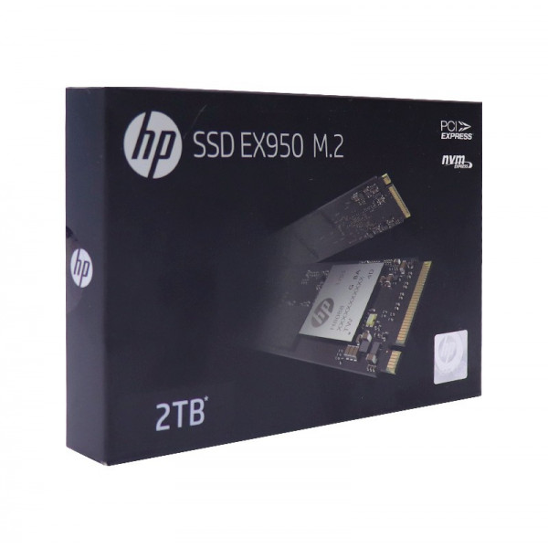 Unidad en estado solido HP EX950, 2TB, M.2, 2280, PCIe Gen 3x4, NVMe 1.3.