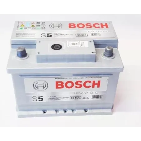 Bateria Automoviles Bosch S560E 13Placas 60AH + - RC85m CCA450 24.2x17.5x17.5cm