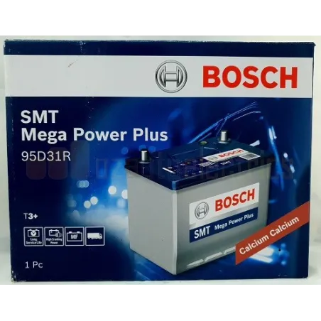 Bateria Automoviles Bosch 95D31R BHD (NX120-7) 17Placas 90AH - + RC145m CCA730 30.3x17.3x22.5cm