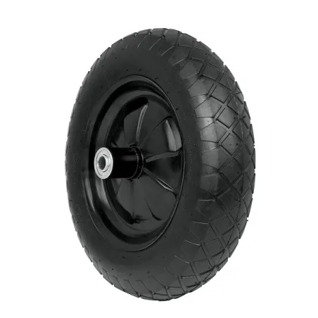  Llantas completa 16" x3" Neumatica Reforzada Rodamientos Alta durabilidad, RN-P 25006 Truper 43.220339 Llanta completa Neumatic