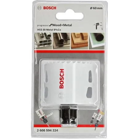 Sierras Copa Progressor Cobaltada Bosch 2-3/8" - 60mm Bimetal Power Change 2608594224 Bosch-Sierra Copa Progressor Cobaltada Bos