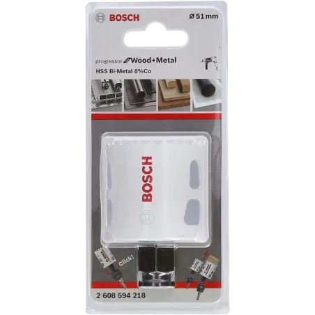  Sierras Copa Progressor Cobaltada Bosch 2" - 51mm Bimetal Power Change 2608594218 60.169492 Sierra Copa Progressor Cobaltada Bo