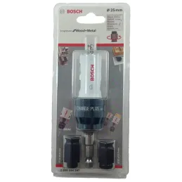 Sierras Copa Progresor Cobaltada Bosch 1" 25mm Kit incl. Adaptador + Tuerca 9/16"-1 3/16" y 1 1/4" - 8 1/14" 2608594297 Bosch-Si