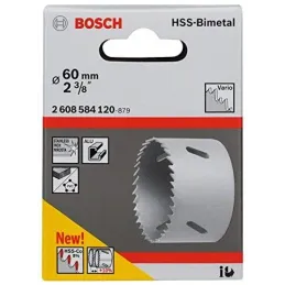 Sierras Copa Cobaltada Bosch 60mm - 2.3/8" HSS-Co Bimetal 2608584120 Bosch-Sierra Copa Cobaltada Bosch 60mm - 2.3/8" HSS-Co Bime