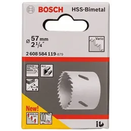 Sierras Copa Cobaltada Bosch 57mm - 2.1/4" HSS-Co Bimetal 2608584119 Bosch-Sierra Copa Cobaltada Bosch 57mm - 2.1/4" HSS-Co Bime