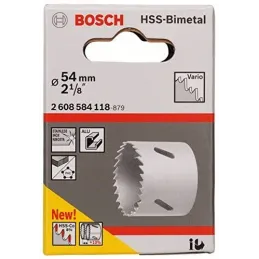 Sierras Copa Cobaltada Bosch 54mm - 2.1/8" HSS-Co Bimetal 2608584118 Bosch-Sierra Copa Cobaltada Bosch 54mm - 2.1/8" HSS-Co Bime