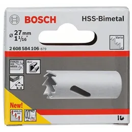 Sierras Copa Cobaltada Bosch 27mm - 11/16" HSS-Co Bimetal 2608584106 Bosch-Sierra Copa Cobaltada Bosch 27mm - 11/16" HSS-Co Bime
