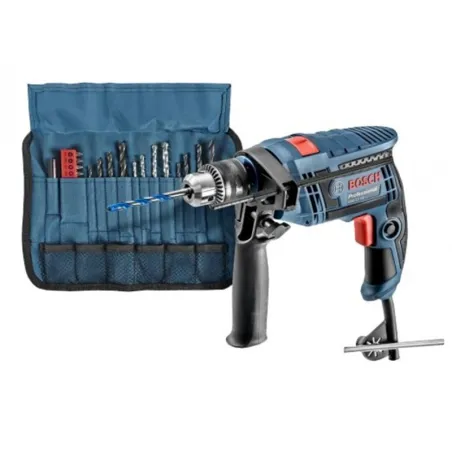  Taladro Percutor GSB 13 RE Profesional 650W Inc. 23Pza MP Bosch 060123D5E3 246.355932 Taladro Percutor Bosch GSB 13 RE Professi