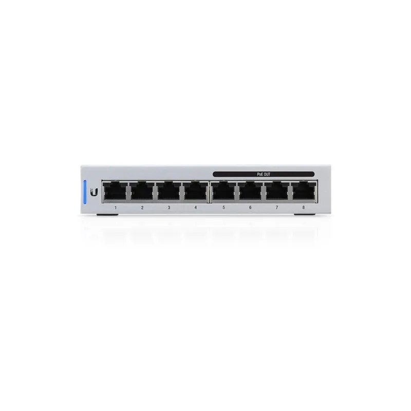 UniFi Switch Ubiquiti US-8 8Port GE 36Gbps TRUNK VLAN(802.1Q), LACP(802.3AD