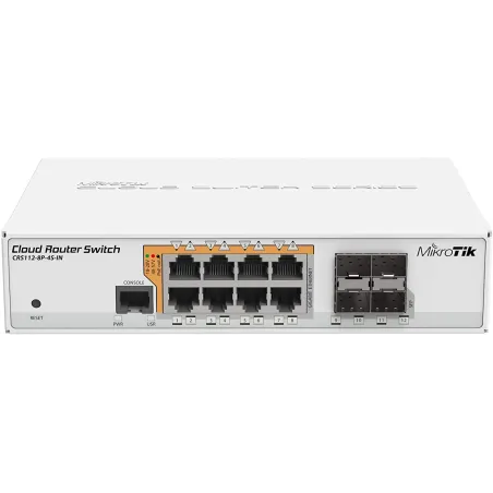  Cloud Router Switch Mikrotik CRS112-8P-4S-IN 8Port Gigabit PoE-out 4x SFP RouterOS L5 907.627119 Cloud Router Switch Mikrotik C