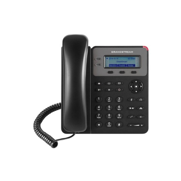 Telefono IP - Grandstream GXP-1615, 1 líneas, LCD 132X48, 2 RJ-45 10/100 POE Integrado, altavoz, Audio HD