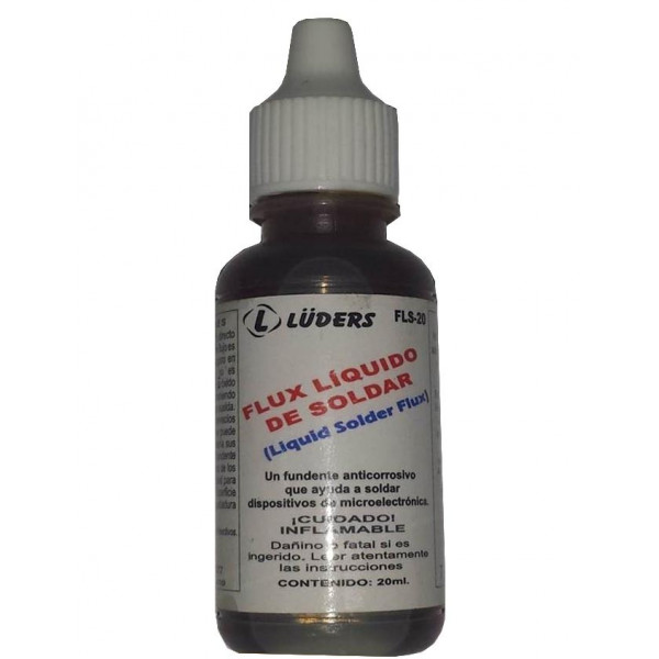 Psicológico cojo Restricciones Flux Liquido de Soldar Luders FLS-20 20ml