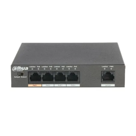  Swirch POE Dahua PFS3005-4ET-60 4Port L2 60W para PTZ 158.474576 Swirch POE Dahua PFS3005-4ET-60 4Port L2 60W para PTZ Switch P