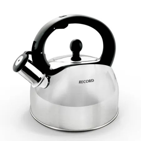 Tetera Giulia 5L Acero Inoxidable con Silbador, 1270040023 Record RECORD-Tetera Giulia 5L Acero Inoxidable con Silbador, 1270040