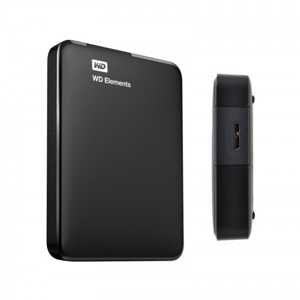 Disco duro Digital Elements Portable, 1TB, USB negro