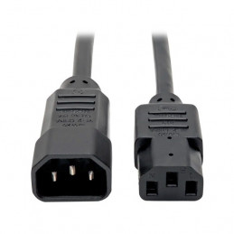 Cable de Alimentacion Tripp-Lite P004-003 para PDU, C13 a C14, 10A, 250V, 18 AWG, 91.4c