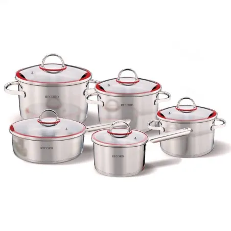 Juego de Ollas Maya 10 Piezas Acero Inoxidable T/vidrio, 1005162035 Record 897.457627 Juego de Ollas Maya 10 Piezas Acero Inoxi
