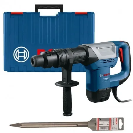 Martillo Demoledor Bosch GSH 500 1100W 7.5J MP Bosch-Martillo Demoledor Bosch GSH 500 1100W 7.5J MP Incluye: Maletín de transpor