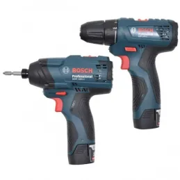 Taladro + Atornillador De Impacto Bosch GDR + GSR 120 LI 12V MP Bosch-Taladro + Atornillador De Impacto Bosch GDR + GSR 120 LI 1