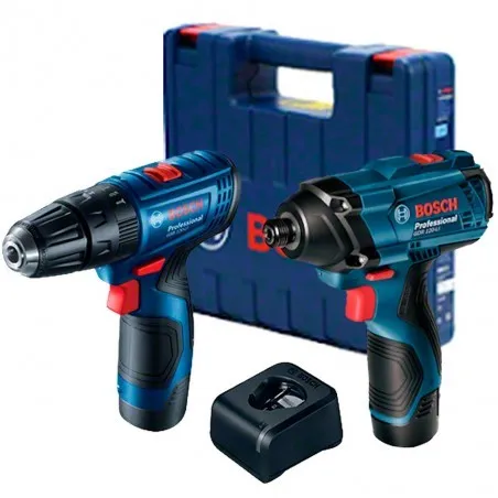  Taladro + Atornillador De Impacto Bosch GDR + GSR 120 LI 12V MP 614.40678 Taladro + Atornillador De Impacto Bosch GDR + GSR 120