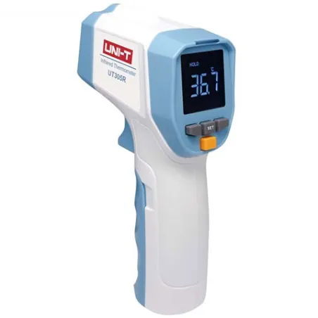  Termometro Infrarrojo UNI-T UT305R Temperatura 32-42.9°C Sin Contacto Exactitud 0.3°C 72.881356 Termometro Infrarrojo UNI-T UT3