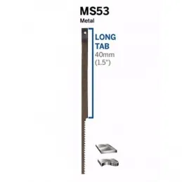 Sierra Dremel MS53-01, 5Piezas Para Moto Saw Metal Dremel-Segueta Hoja Dremel MS53, Para Caladora uso corte Cortar Metal, La hoj