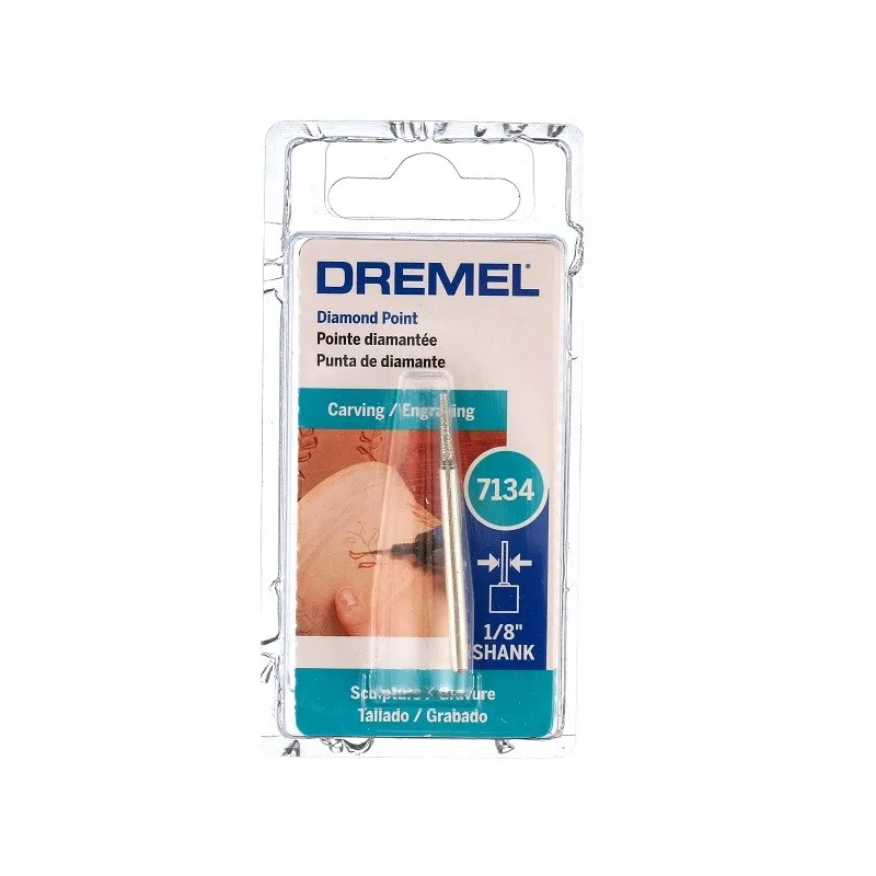 Dremel Fresa Diamantada De Grabado De Punta Redonda De 2,0mm Para Vidrio,  Cerámica y Piedra (Modelo 7103) - Eberlein