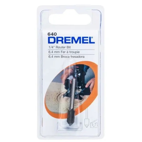  Broca de Fresadora Dremel 640, 1/4" 6.4mm en V" Ruteado Fresado 28.813559 Broca de Fresadora Dremel 640, 1/4" 6.4mm en V" Rutea