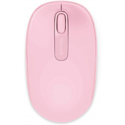Mouse óptico inalámbrico Microsoft Mobile 1850, 1000dpi, Receptor USB, 2.4GHz, Rosado