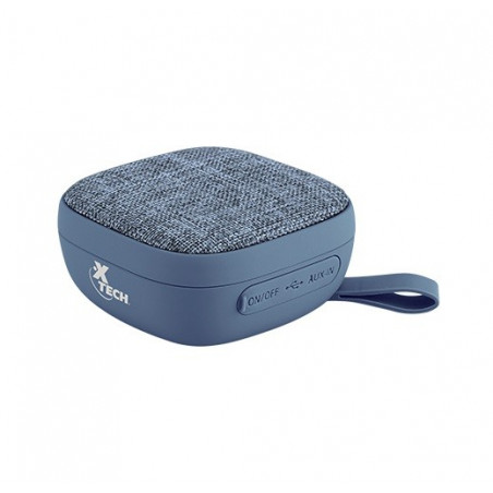 Mini Parlante Xtech XTS-600 3W 10H con Bluetooth Microfono Azul