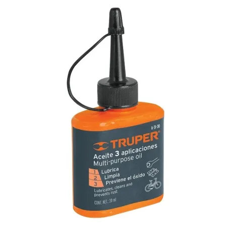 Aceite Lubricante Multiusos Protege Oxidacion y corrosion para metal 30 ml, A-31-30 16711 Truper 2.118644 Aceite Lubricante Mul