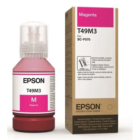  Botella de tinta Epson T49M120 Magenta Dye-Sublimation 140ml F570 571 170 66.949153 Tintas Botella Epson T49M120 Magenta Dye-Su