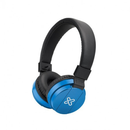 Auriculares On-ear Inalambrico Klip Xtreme KHS-620BL Fury con mic Azul