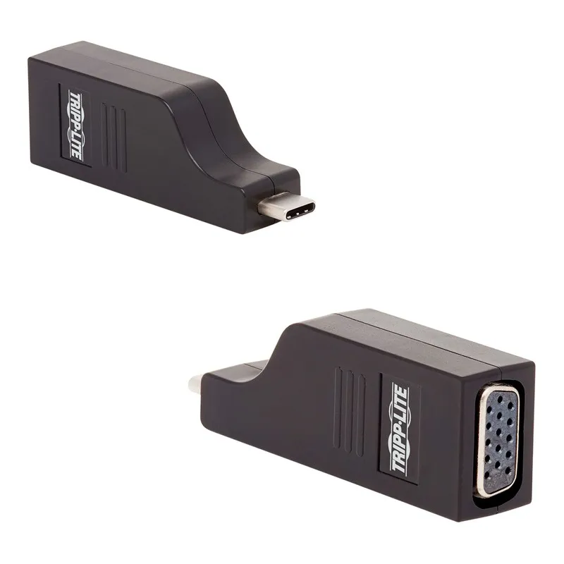 Adaptador Vertical Tripp-Lite U444-000-VGA, USB Tipo-C a VGA, 1920x1200 Negro