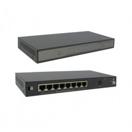 Switch HPE OfficeConnect 1420 (JH330A), 8G, 8 RJ-45 GbE, PoE (64W)
