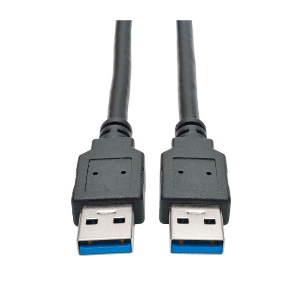 Cable USB Tripp Lite 3.0 SuperSpeed (A/A) (M/M), 28/24 AWG, 5 Gbps, USB Tipo-A a Tipo A, Negro (U320-003-BK)