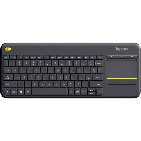 Teclado Inalambrico Logitech Touch Keyboard K400 Plus con panel táctil, 920-007123