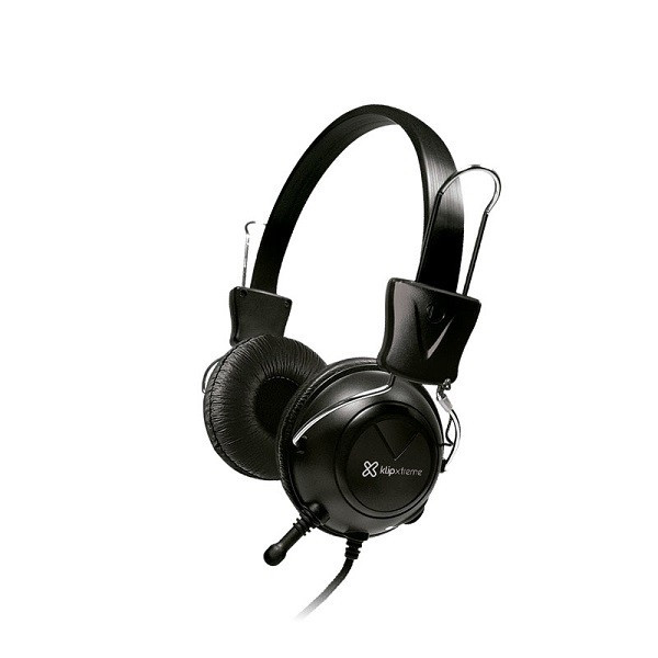 Auricular On-ear Klip Xtreme KSH-320 con mic y control Negro