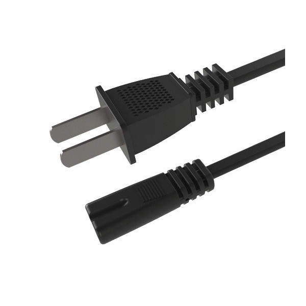 Cable de Alimentacion Xtech XTC-110 NEMA de 2 clavijas a conector hembra 2 ranuras 1.8m
